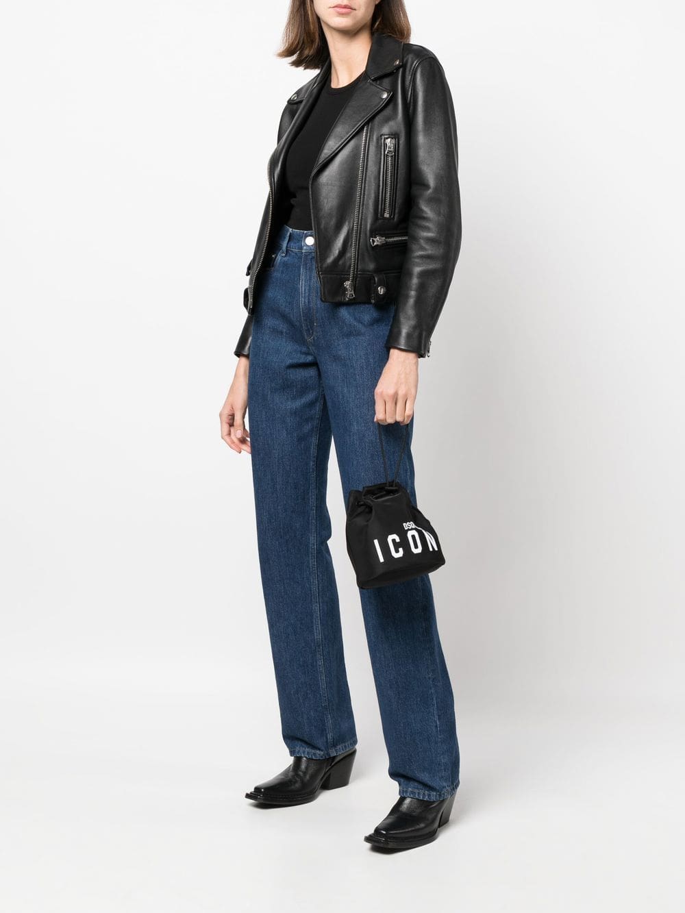 DSQUARED2 Icon-print bucket bag - Image 2