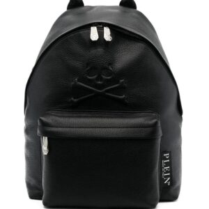 Phillip plein embossed skull backpack