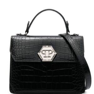 Philipp Plein Superheroin crocodile-effect tote bag