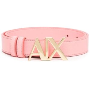Armani Exchange  logo-buckle belt