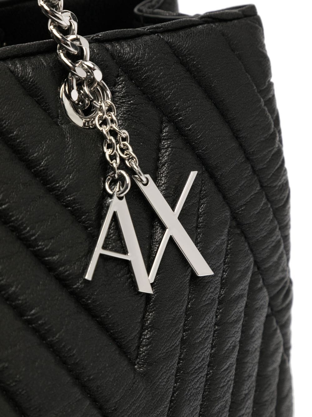 Armani Exchange padded leather tote - Image 4