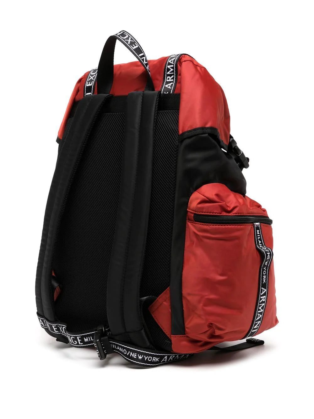 Armani Exchange logo-trim multi-pocket backpack - Image 3