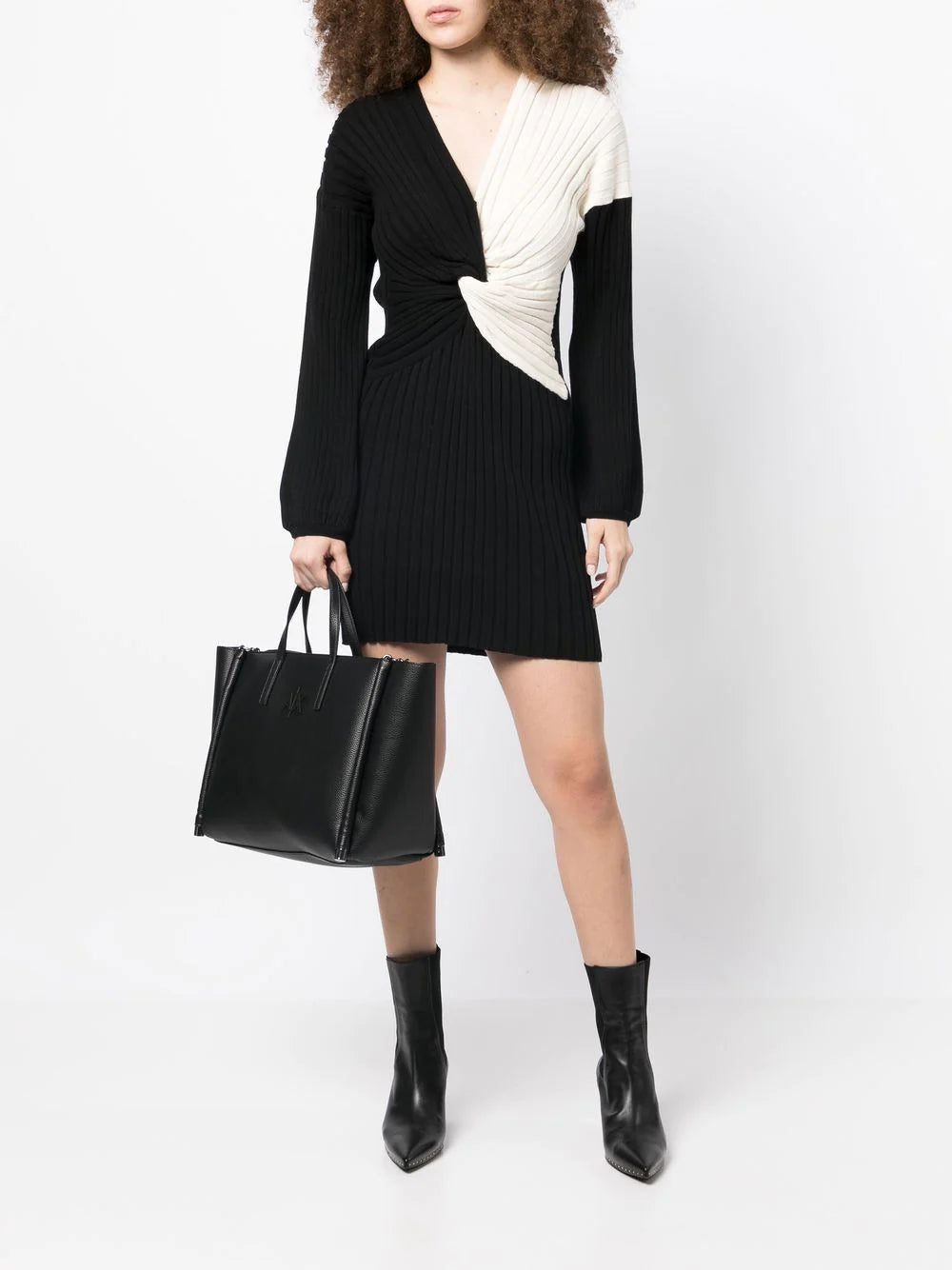 Armani Exchange tonal logo-plaque tote bag - Image 2