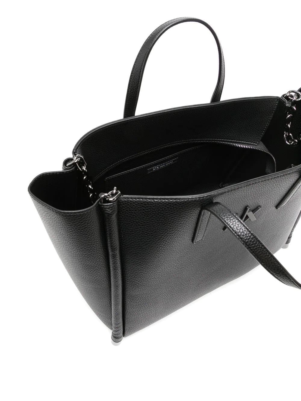 Armani Exchange tonal logo-plaque tote bag - Image 4