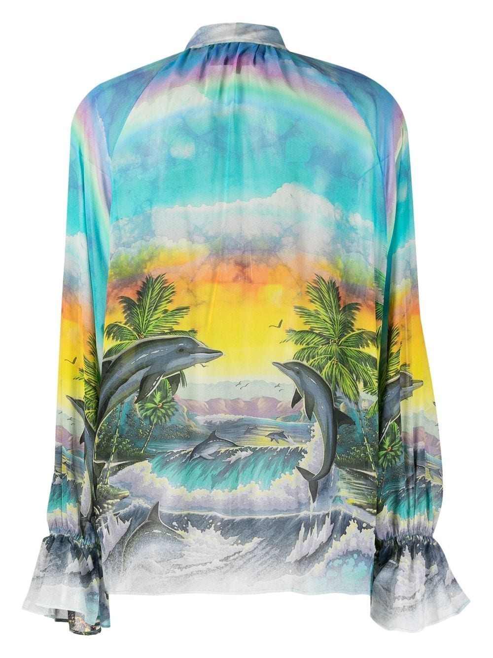 Philipp Plein Hawaii-print chiffon shirt - Image 2