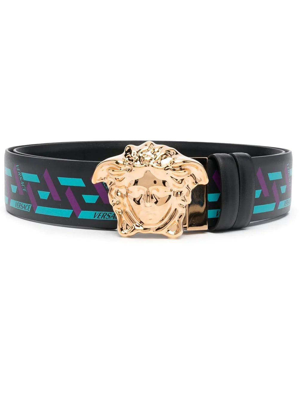 Versace La Greca print belt