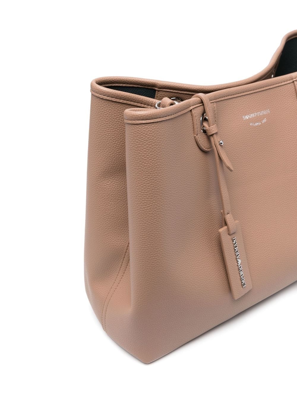 Emporio Armani pebbled medium tote bag - Image 4