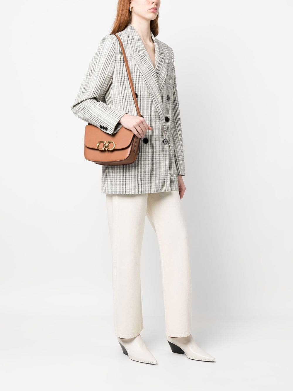 Ferragamo Trapezio leather crossbody bag - Image 2