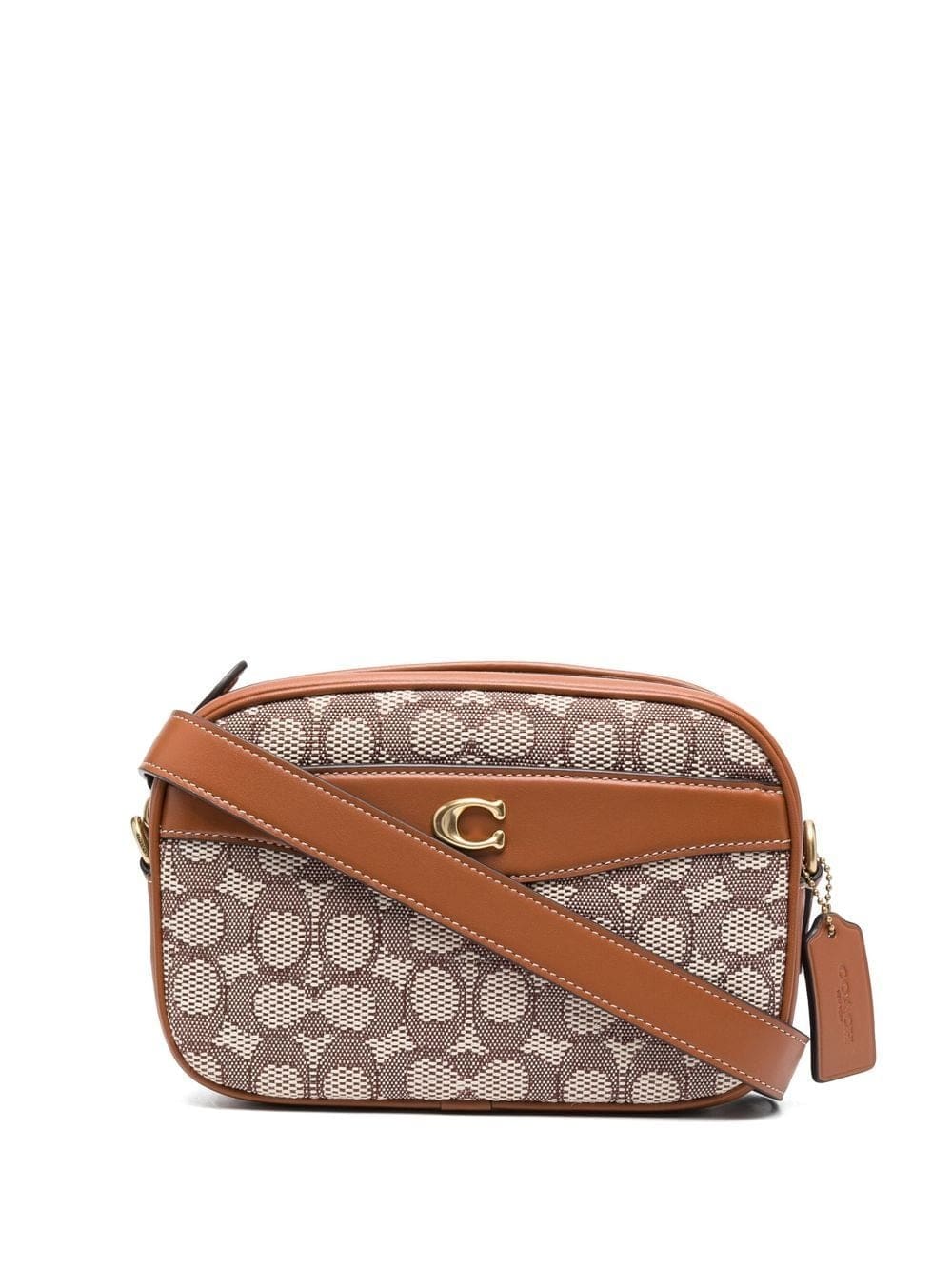 Coach monogram-jacquard camera bag