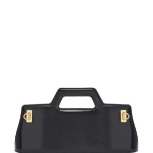 Ferragamo Wanda calf leather tote bag