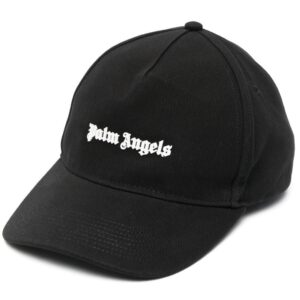 Palm Angels logo-print baseball cap