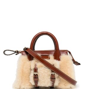 Chloé Edith shearling mini bag