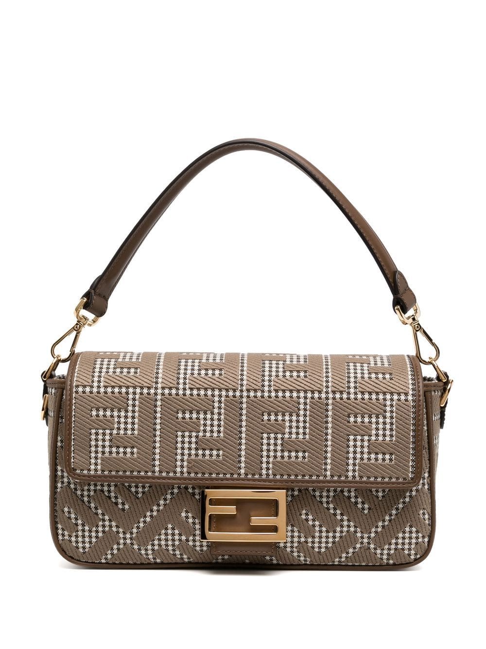 FENDI monogram-pattern shoulder-bag