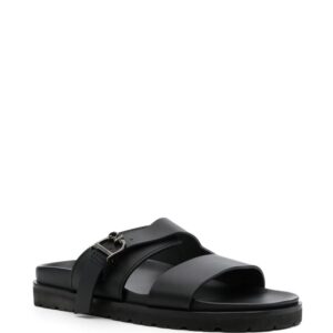 Dsquared2 leather flat sandals