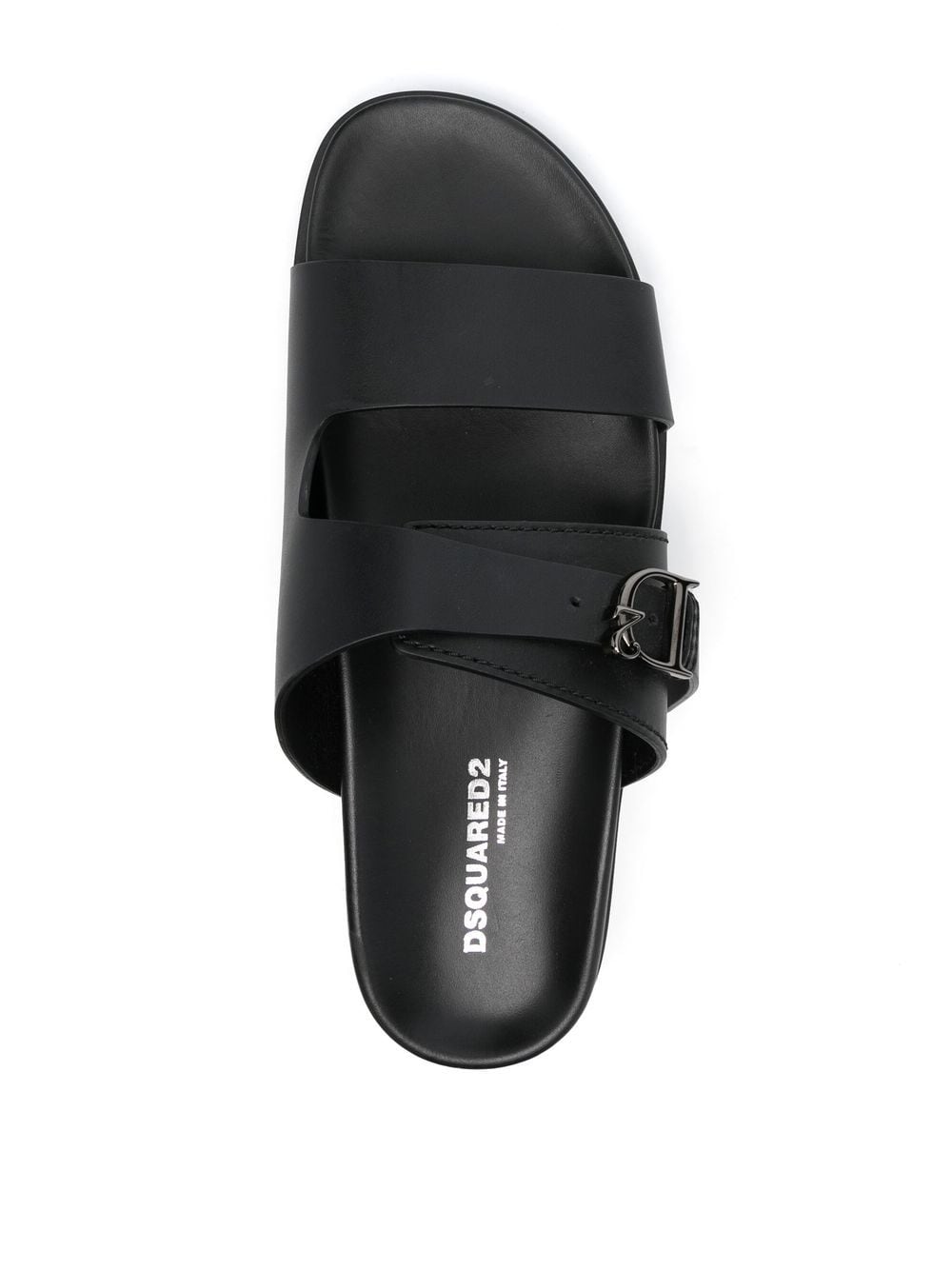 Dsquared2 leather flat sandals - Image 3