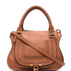 Chloé Marcie grained-leather tote bag