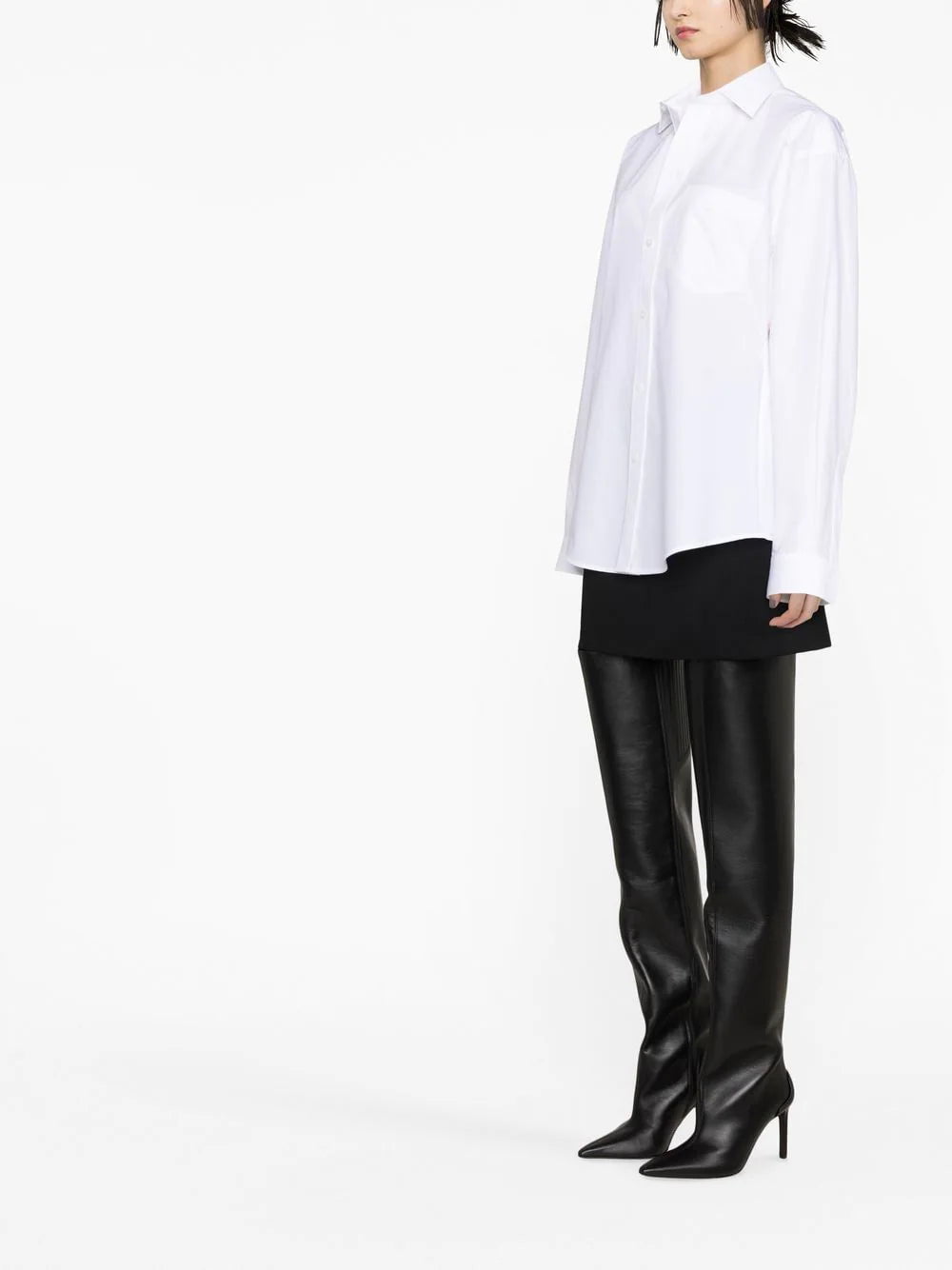 Balenciaga hourglass-shape long-sleeved shirt - Image 3