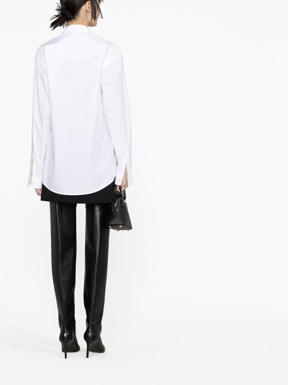 Balenciaga hourglass-shape long-sleeved shirt - Image 4