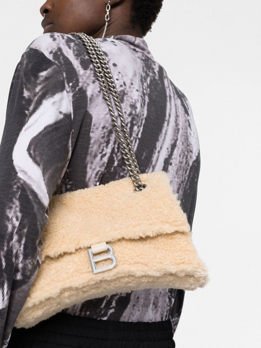 Balenciaga Crush chain-strap shoulder bag - Image 3