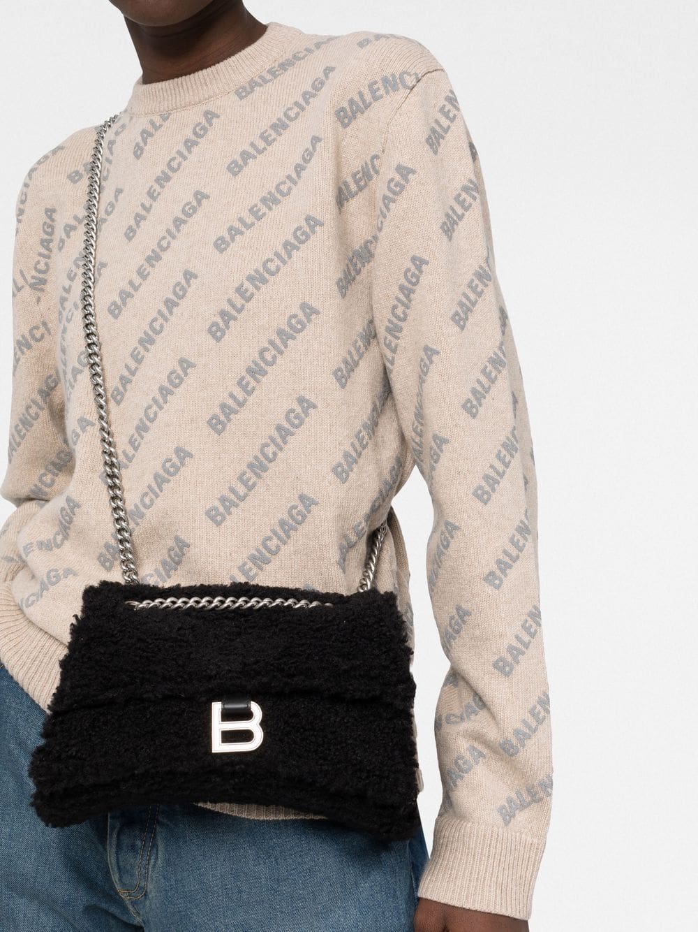 Balenciaga Crush chain-strap shoulder bag - Image 3