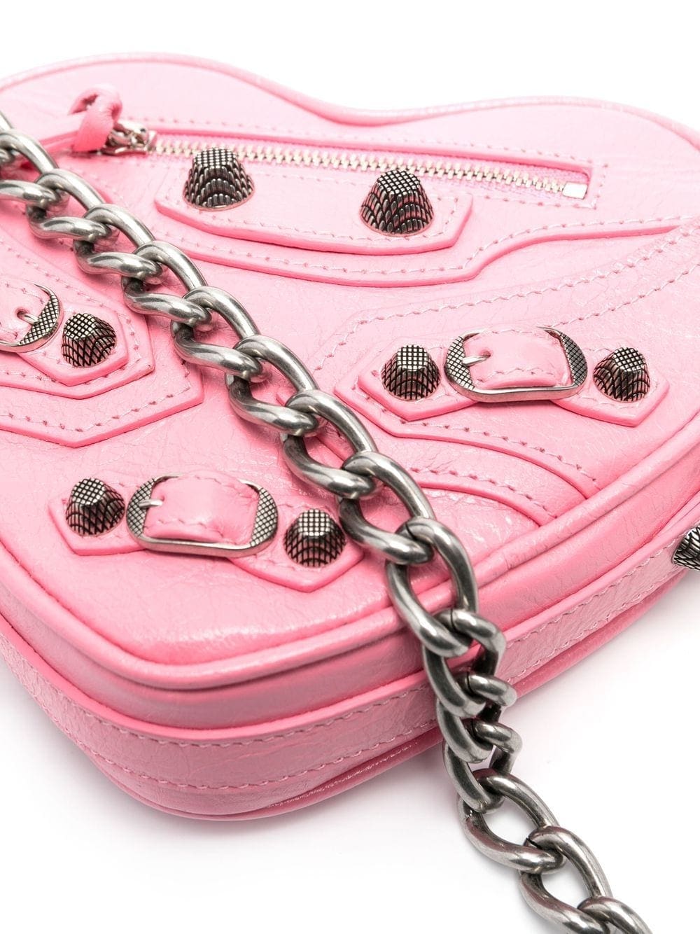 Balenciaga mini Le Cagole Heart leather crossbody bag - Image 4