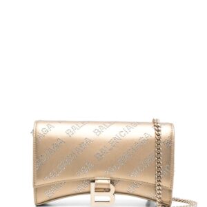 Balenciaga Hourglass rhinestone crossbody bag
