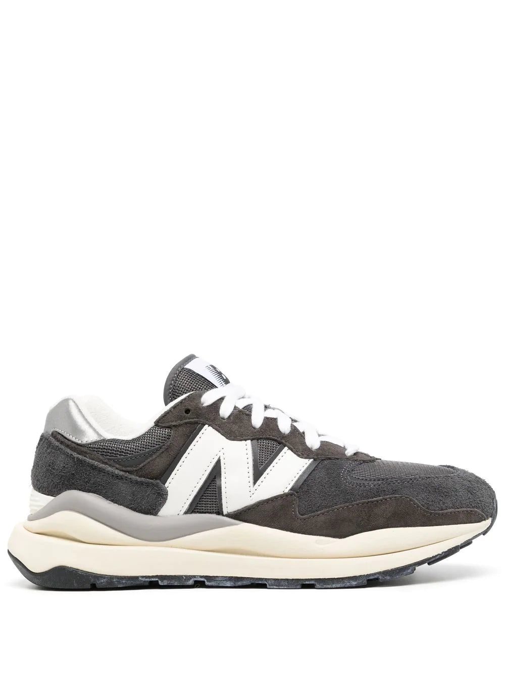 New Balance suede logo-patch sneakers