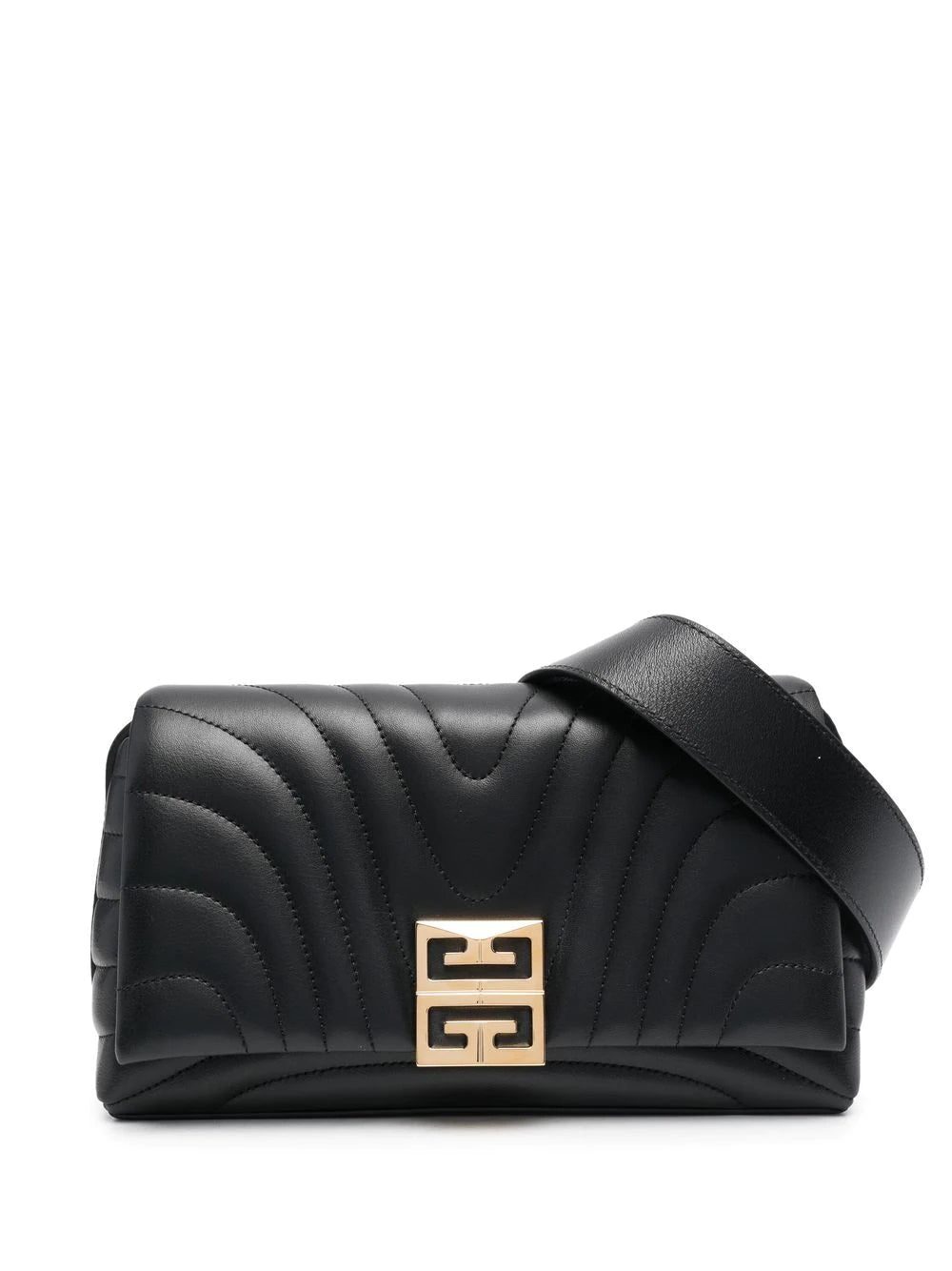 Givenchy quilted logo-plaque shoulder bag