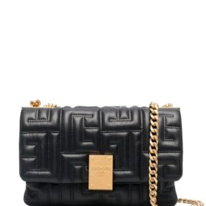 Balmain small 1945 quilted shoulder bag