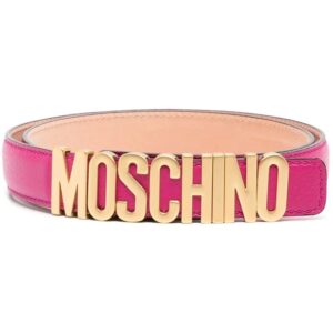 Moschino  logo-detail leather belt