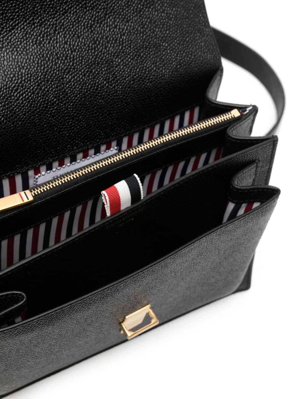 Thom Browne pebble grain-leather school bag - Image 4