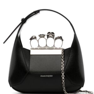 Alexander McQueen Mini Jewelled leather bag