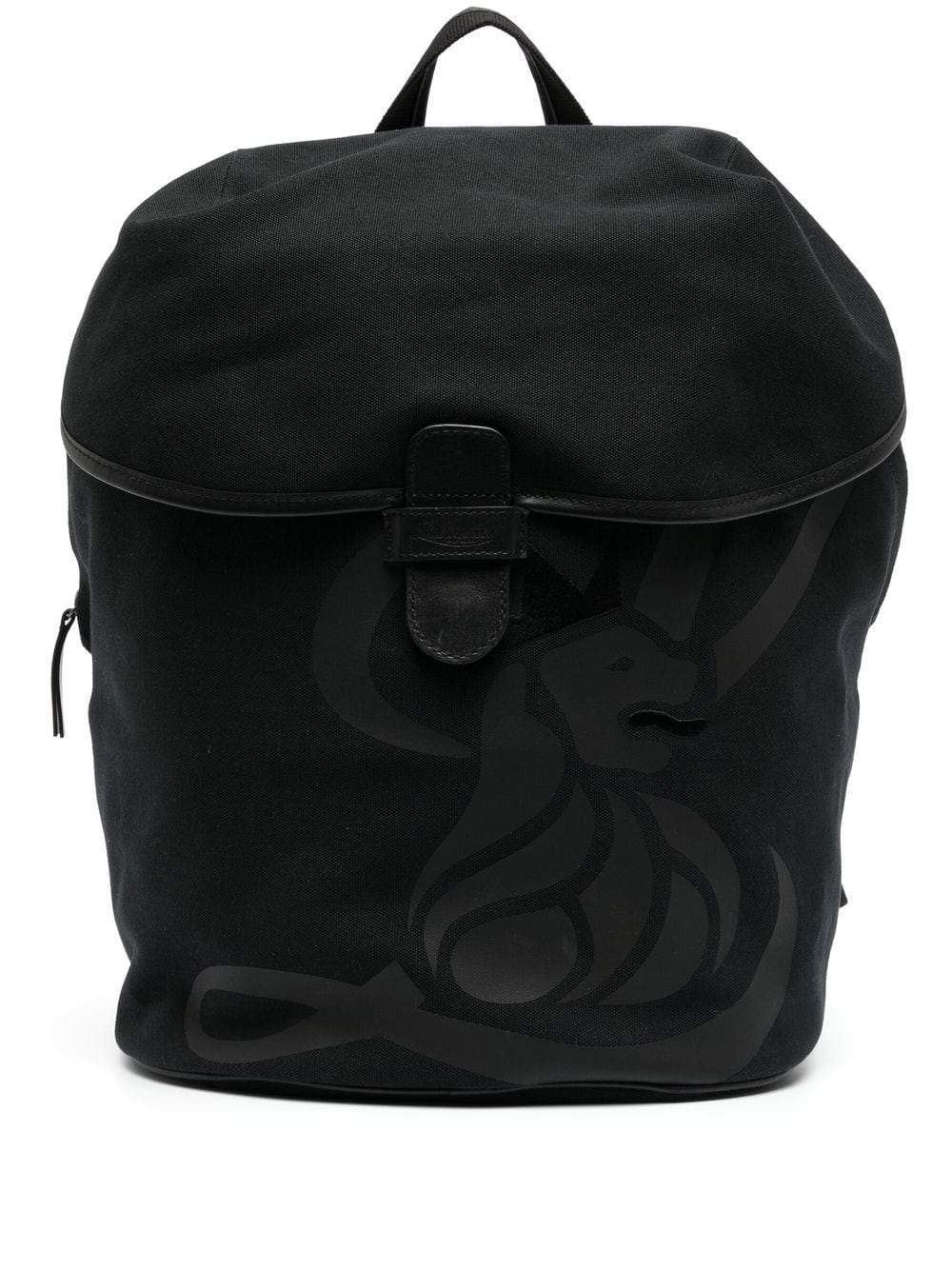 Leathersmith of London Lion-print detail backpack