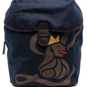 Leathersmith of London Lion-print detail backpack