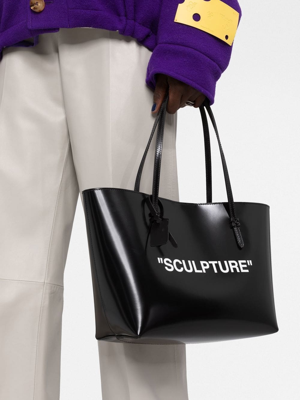 Off-White slogan-print tote bag - Image 3