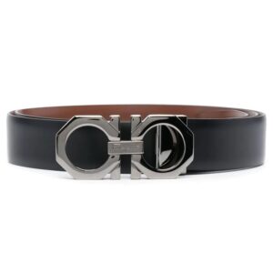 Ferragamo  Gancini-buckle leather belt