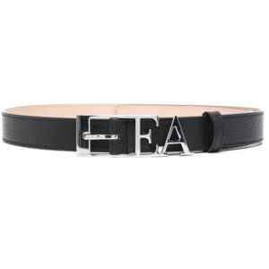 Emporio Armani  logo-buckle leather belt