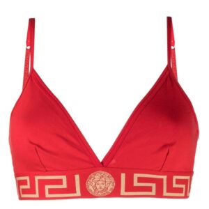 Versace  logo-underband bra