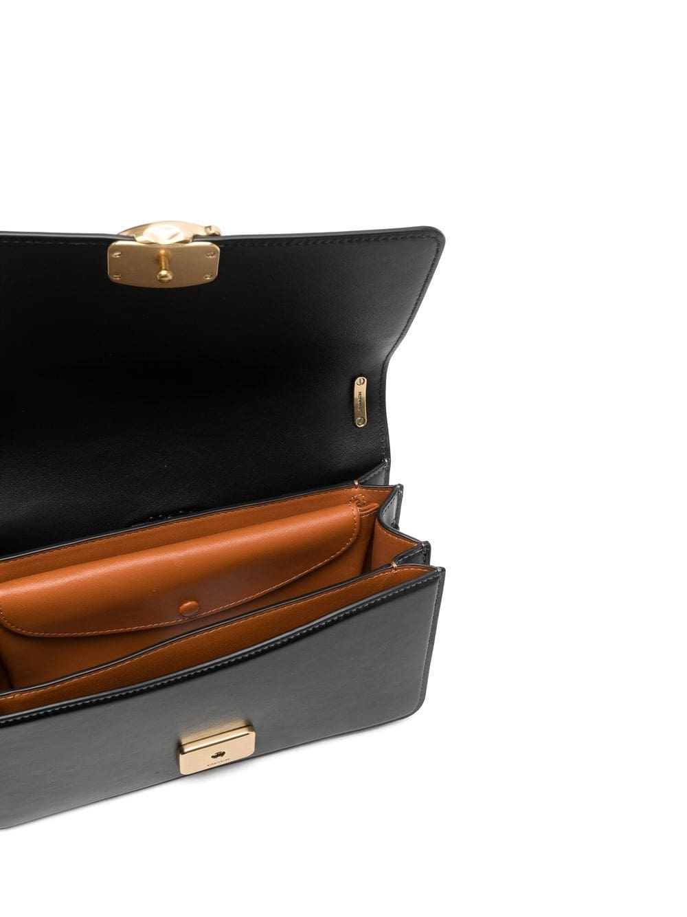 Coach logo-plaque leather shoulder bag - Image 5