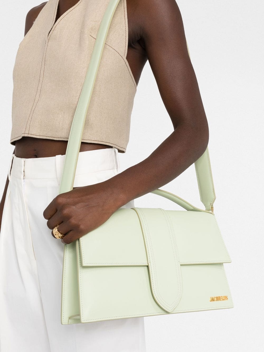 Jacquemus Le Bambinou leather tote bag - Image 3