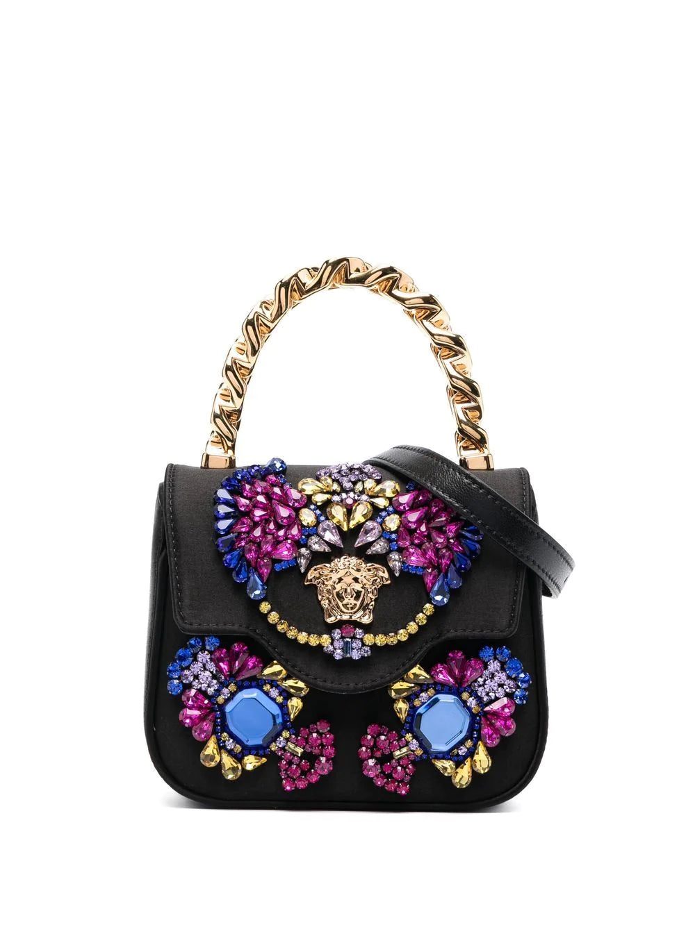 Versace mini La Medusa crystal-embellished tote bag