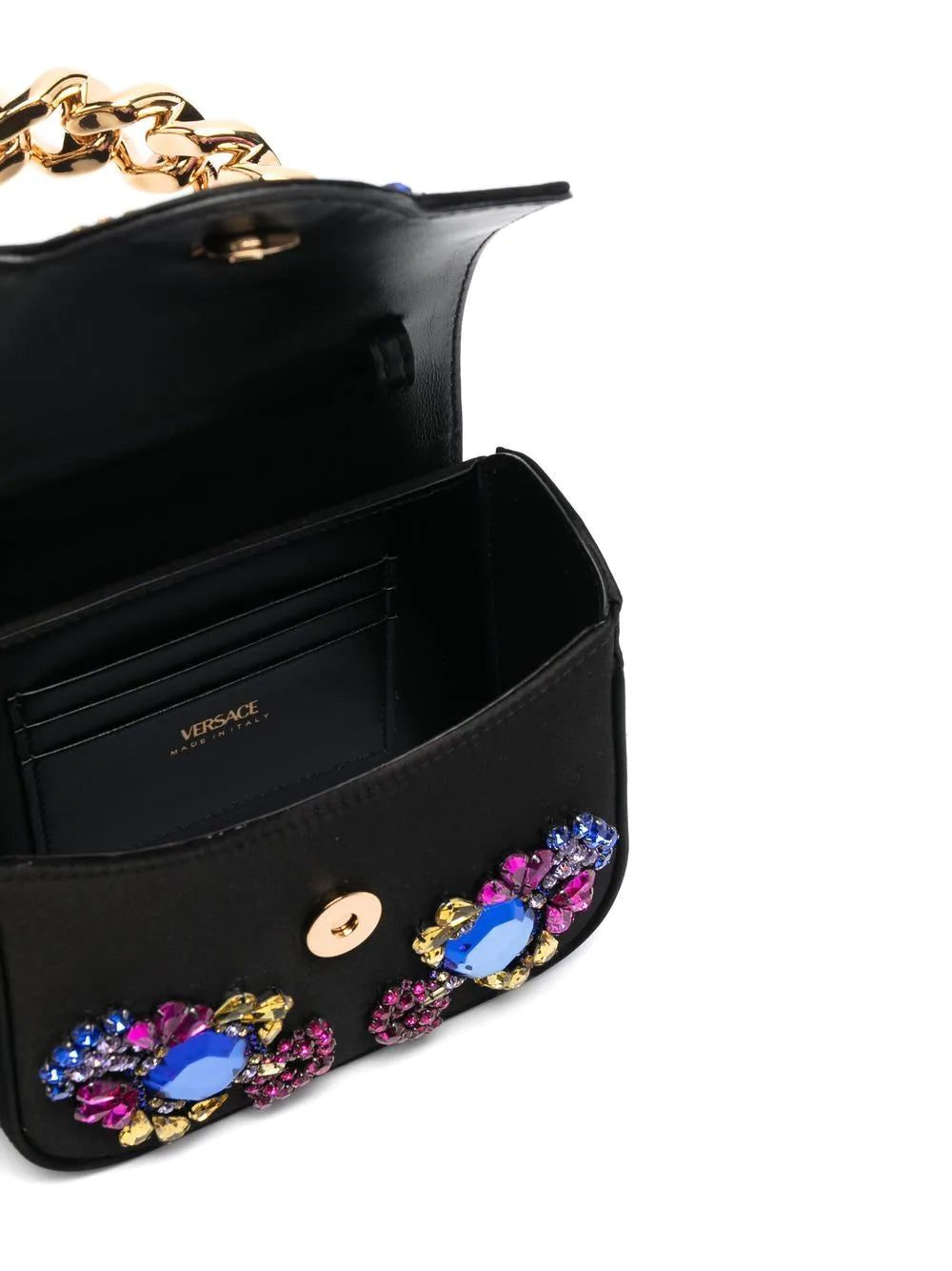 Versace mini La Medusa crystal-embellished tote bag - Image 4