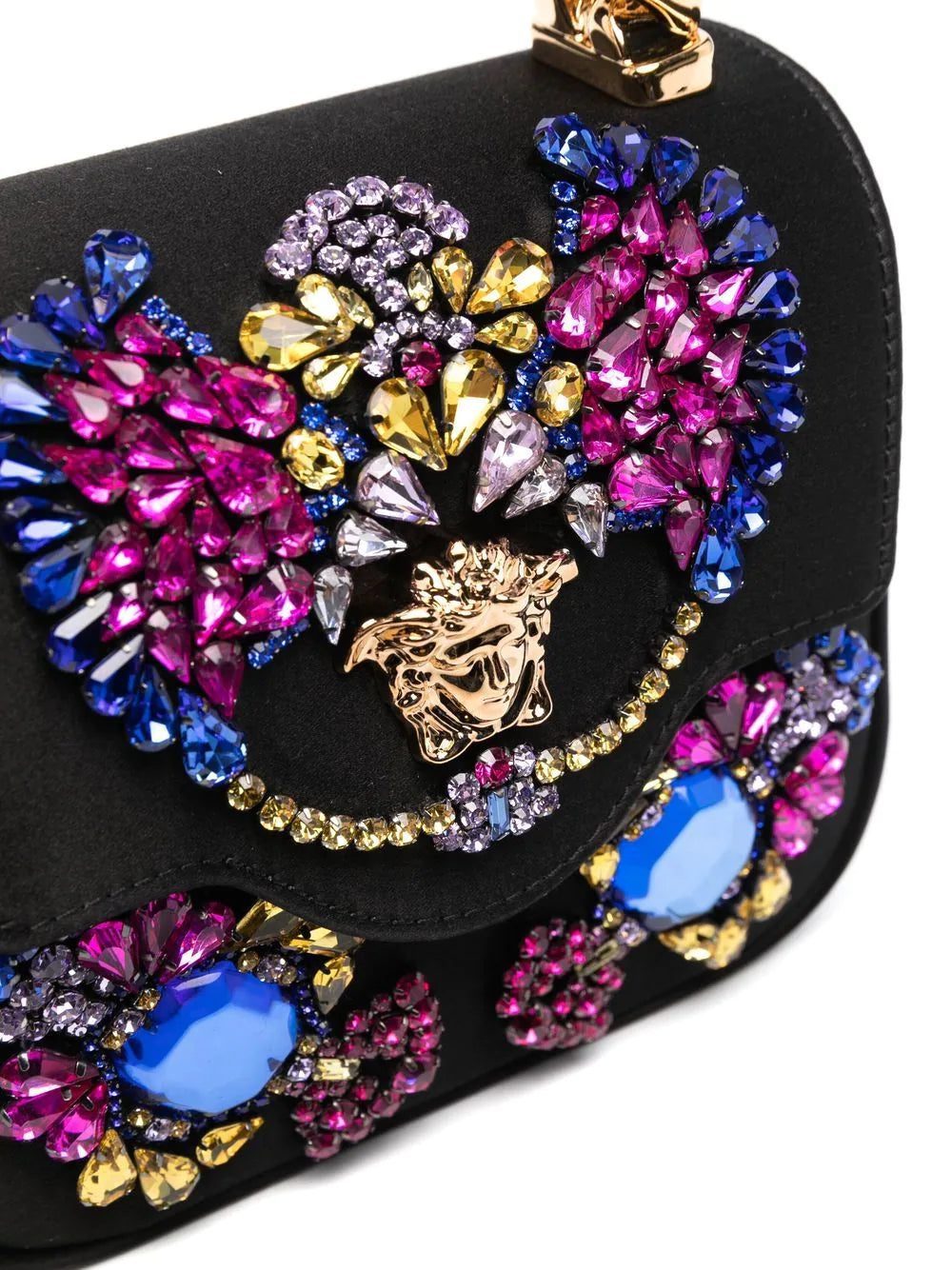 Versace mini La Medusa crystal-embellished tote bag - Image 3