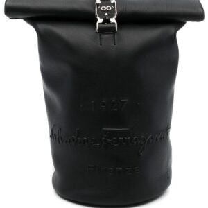 Ferragamo buckle-detail leather backpack