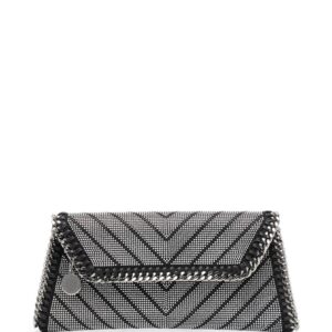 Stella McCartney crystal-embellished clutch bag