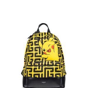Balmain x Pokémon Pikachu-motif monogram backpack