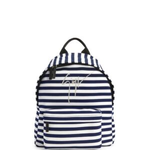 Giuseppe Zanotti logo stripe-print backpack