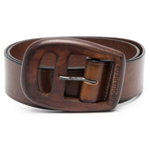 Dsquared2  logo-embossed leather belt