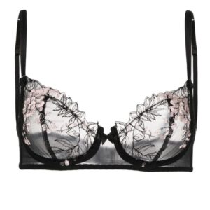 Gilda & Pearl lace silk bra