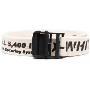 Off-White  logo-print buckle-fastening belt